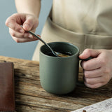 SayMOJO 14oz Ceramic Coffee Mugs – Set of 6, Reactive Glaze